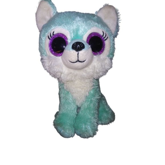Ty Beanie Babies Jade Mint Green Fox Great Wolf Wilderness Lodge Stuffed Plush T - Picture 2 of 12